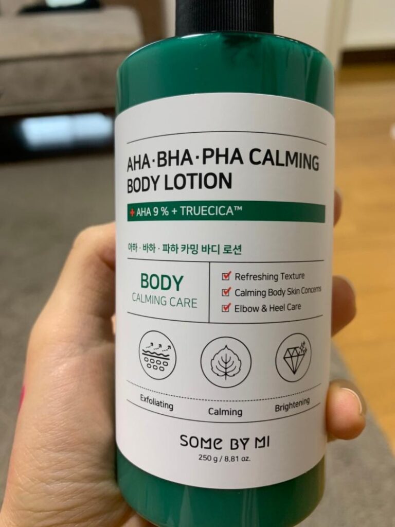 Some By Mi Aha,Bha ,Pha calming body lotion