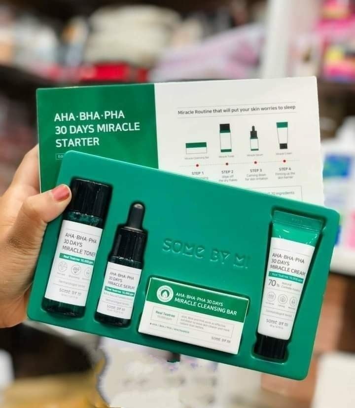 AHA BHA PHA 30 Days Miracle Starter Kit-best Korean skincare brands