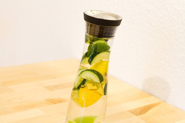 Cucumber detox water