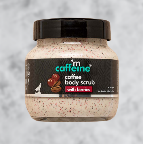 mcaffeine coffee body scrub with berries