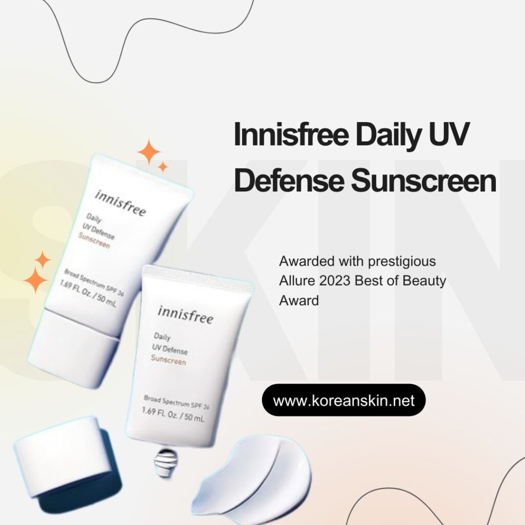 Innisfree Daily UV Defense SunscreenSPF+36